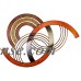 Metal Wall Decor With Brown, Red And Orange Colors   556343432